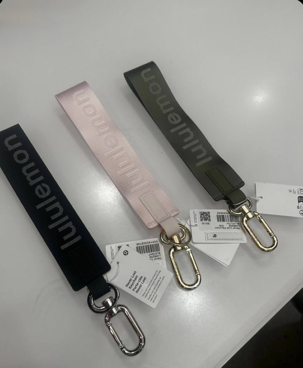 Lululemon Never Lost Keychain