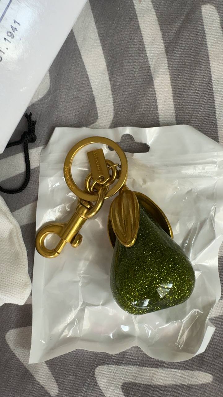 Coach Pear Bag Charm