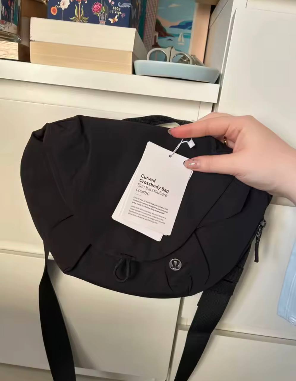 Lululemon curved crossbody bag