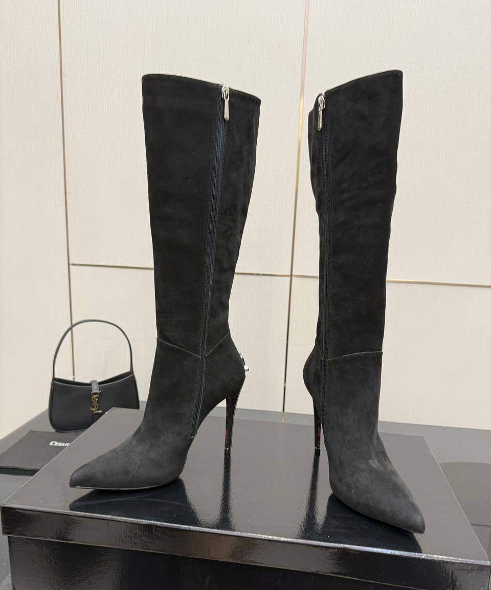 Cesare-Paciotti-Dagger Suede BOOTS