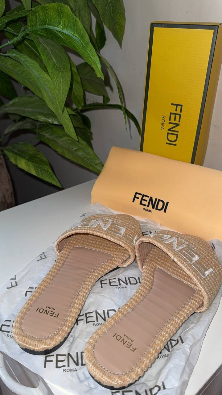 Fendi summer slippers