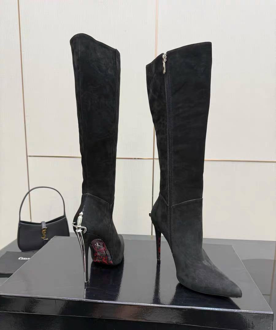 Cesare-Paciotti-Dagger Suede BOOTS
