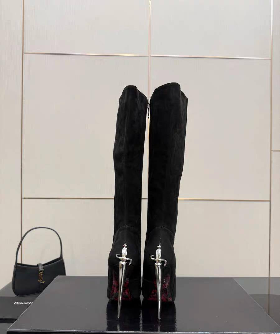 Cesare-Paciotti-Dagger Suede BOOTS