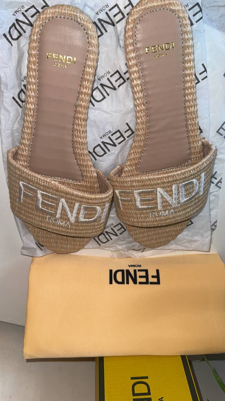 Fendi summer slippers