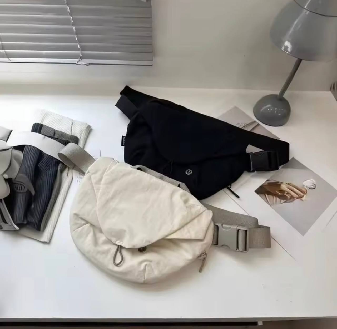 Lululemon curved crossbody bag