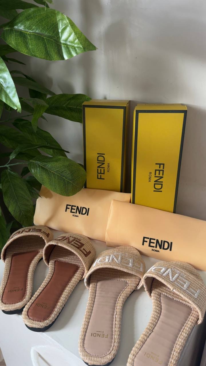 Fendi summer slippers