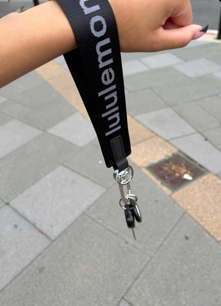 Lululemon Never Lost Keychain